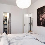 Leuk ingerichte Scandinavische slaapkamer