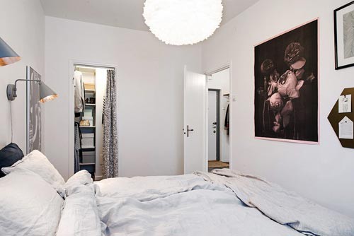 Leuk ingerichte Scandinavische slaapkamer Leuk ingerichte Scandinavische slaapkamer