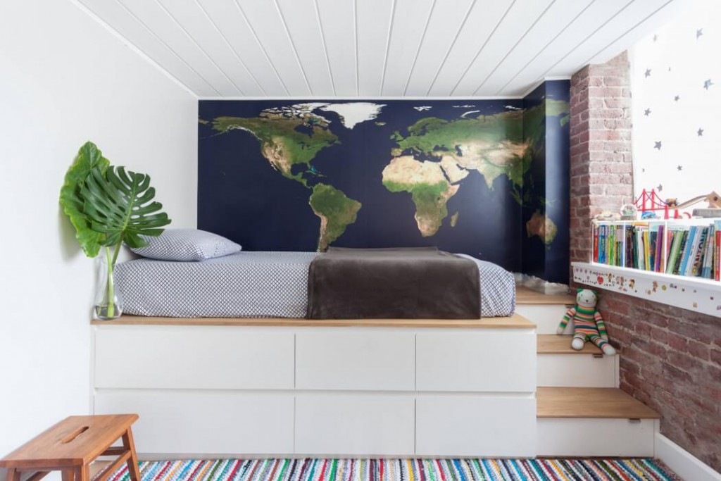 Leuke kinderkamer van een loft uit New York – Slaapkamer ideeën