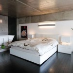 Loft slaapkamer met vrijstaand bad