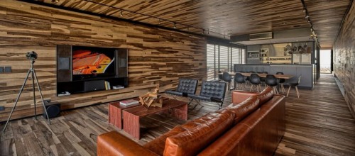 Loft slaapkamer van een vrijstaande villa Loft slaapkamer van een vrijstaande villa