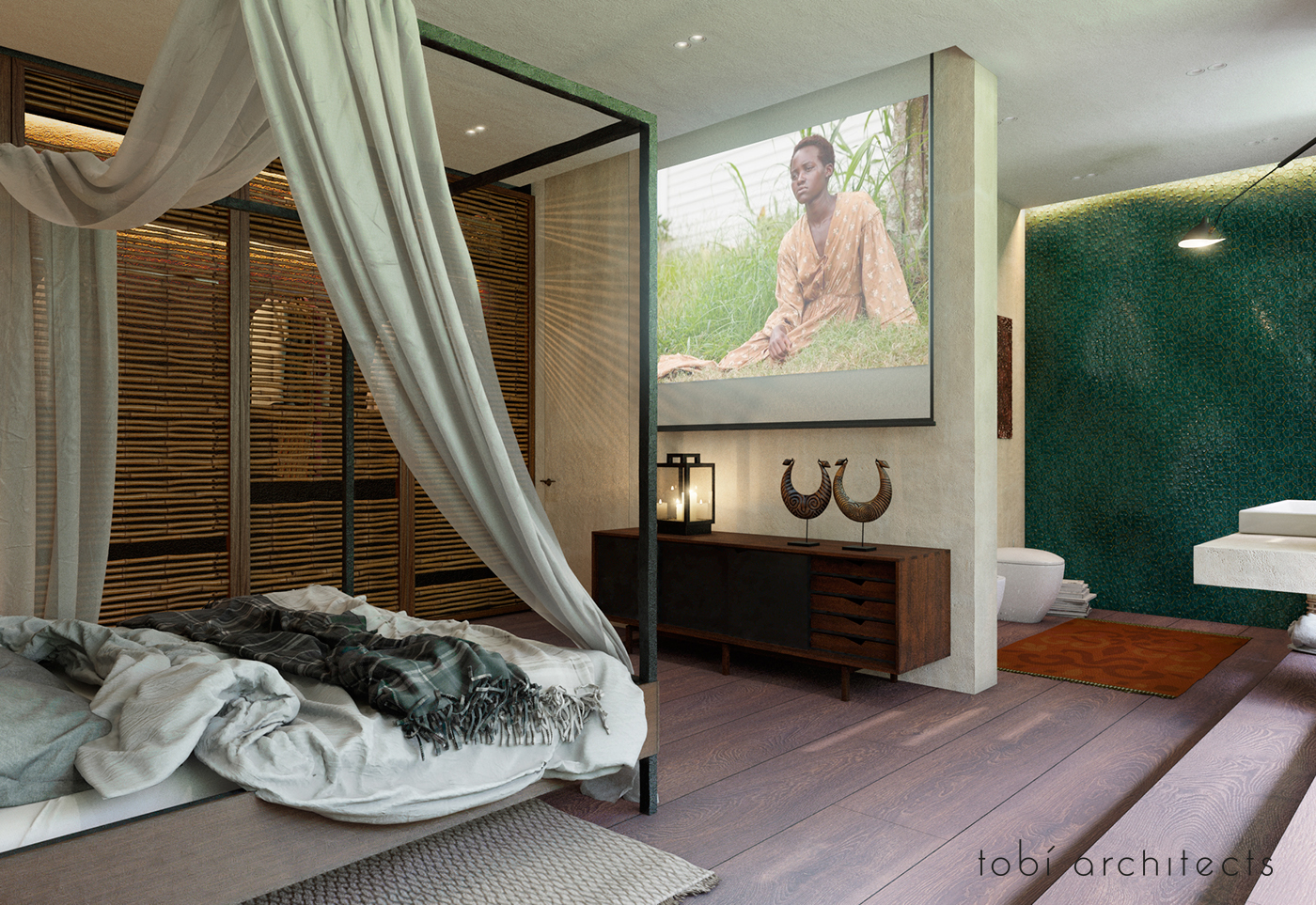 Luxe Balinese slaapkamer suite Luxe Balinese slaapkamer suite