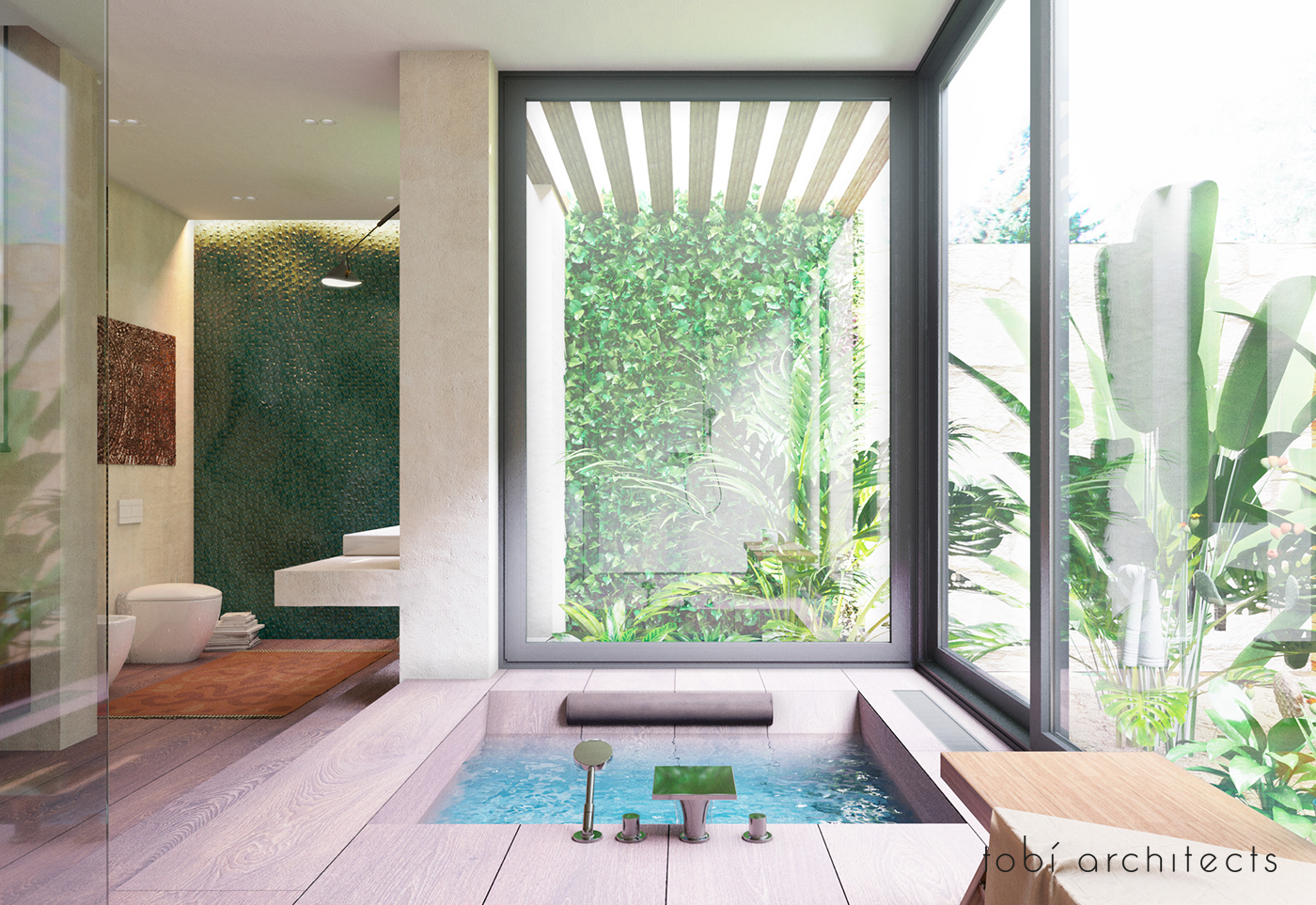 Luxe Balinese slaapkamer suite