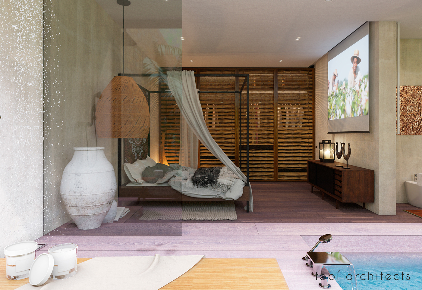 Luxe Balinese slaapkamer suite Luxe Balinese slaapkamer suite