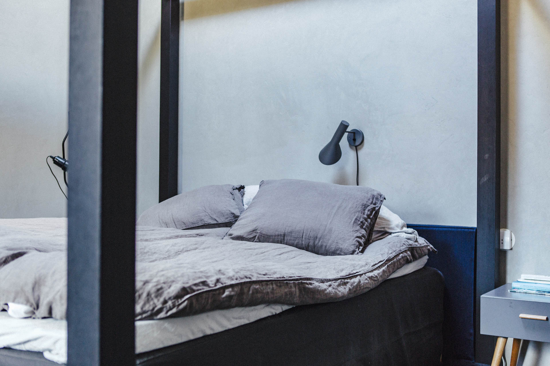 Luxe Scandinavische penthouse slaapkamer Luxe Scandinavische penthouse slaapkamer