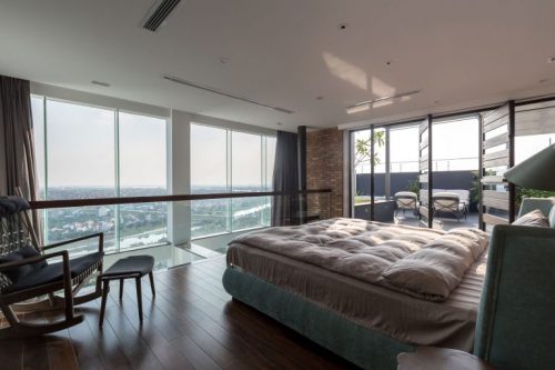 Luxe slaapkamer met penthouse Ecopark