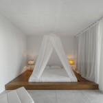 Minimalistische slaapkamer met Japans bed