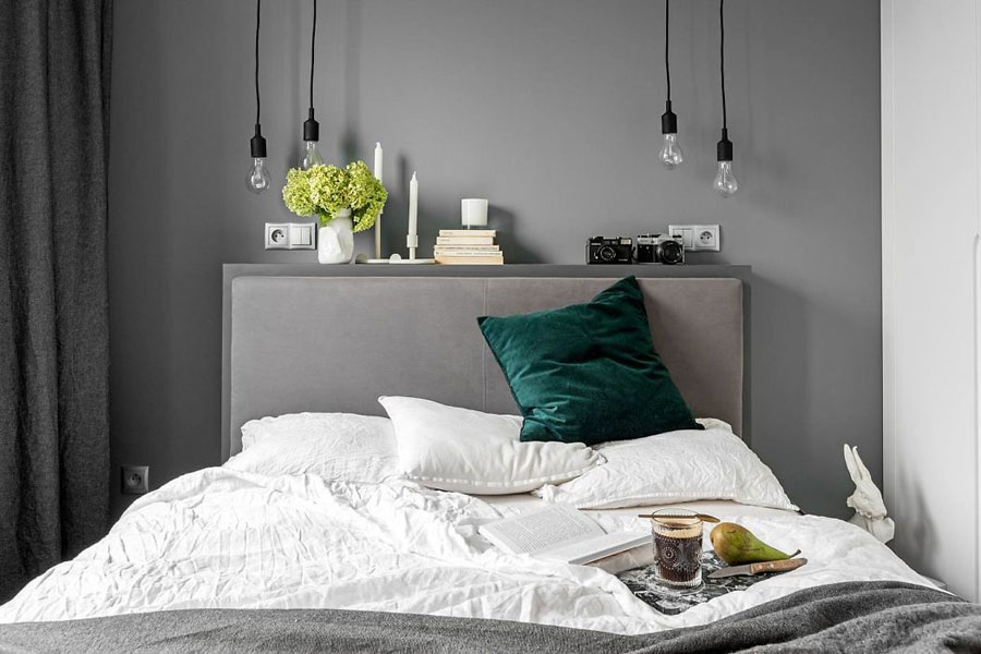 Modern ontwerp voor compacte slaapkamer Modern ontwerp voor compacte slaapkamer
