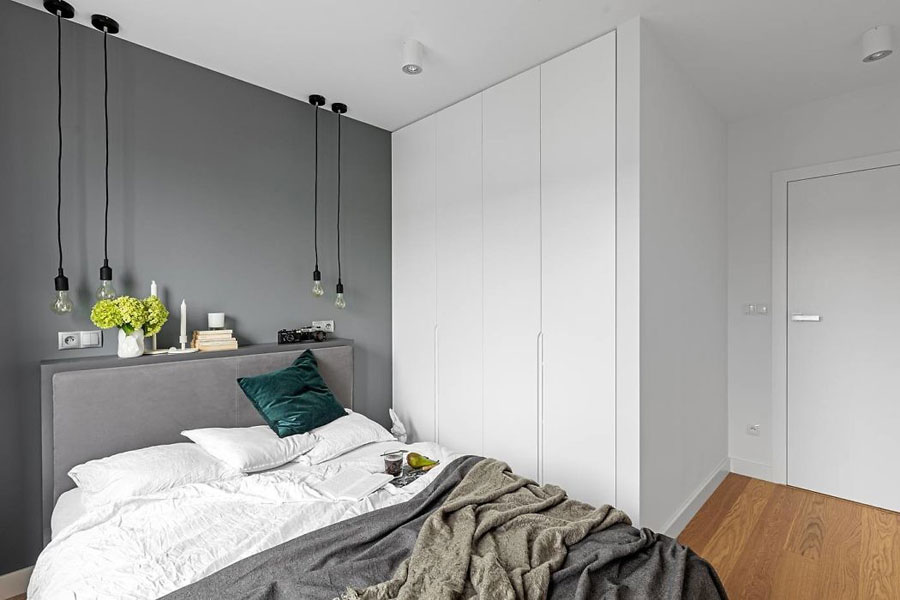 Modern ontwerp voor compacte slaapkamer