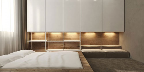 Modern slaapkamer ontwerp van architect Igor Sirotov Modern slaapkamer ontwerp van architect Igor Sirotov
