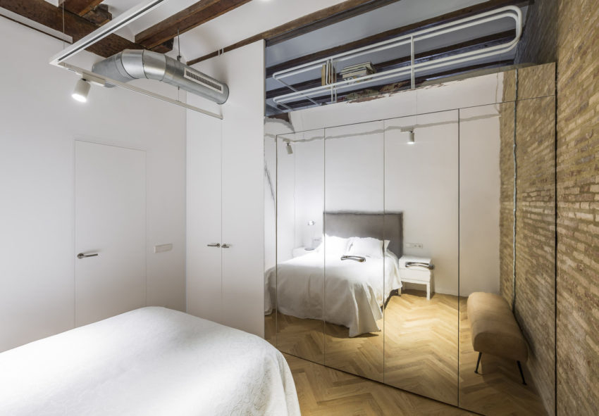 Moderne karakteristieke slaapkamer uit Valencia