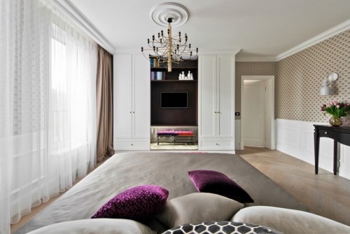 Moderne klassieke slaapkamer uit Litouwen Moderne klassieke slaapkamer uit Litouwen