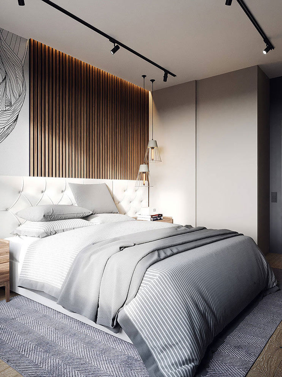 Moderne luxe slaapkamer met door Bellas Artes