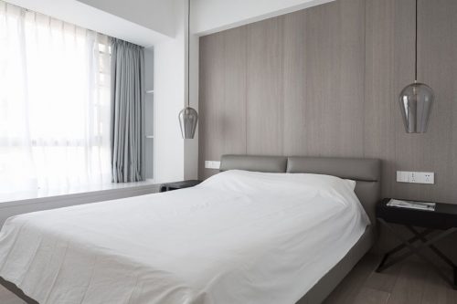 Moderne minimalistische slaapkamer door AD Architecture