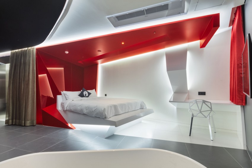 Moderne slaapkamer van Hotel 'The Designers' – Slaapkamer ideeën