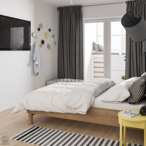Moderne slaapkamer met een stoer tintje door de architecten van ZROBYM Moderne slaapkamer met een stoer tintje door de architecten van ZROBYM