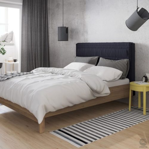 Moderne slaapkamer met een stoer tintje door de architecten van ZROBYM 