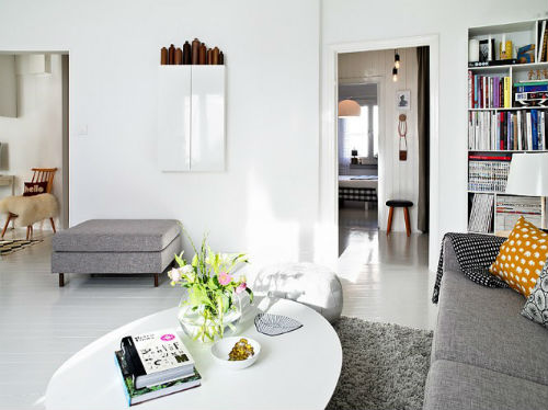 Moderne slaapkamer met simpele inrichting Moderne slaapkamer met simpele inrichting