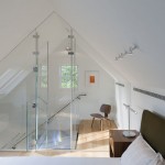 Moderne slaapkamer op zolder