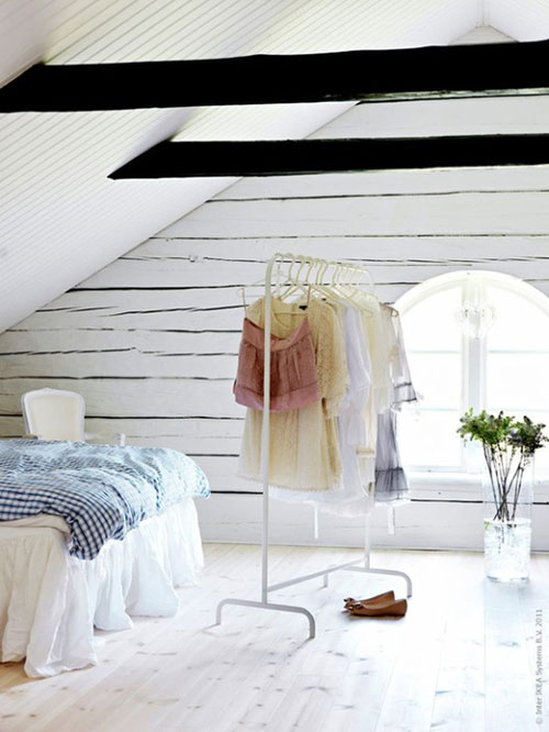 Mooie kledingrek slaapkamer Mooie kledingrek slaapkamer