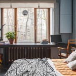 Mooie kleuren in een Russische slaapkamer