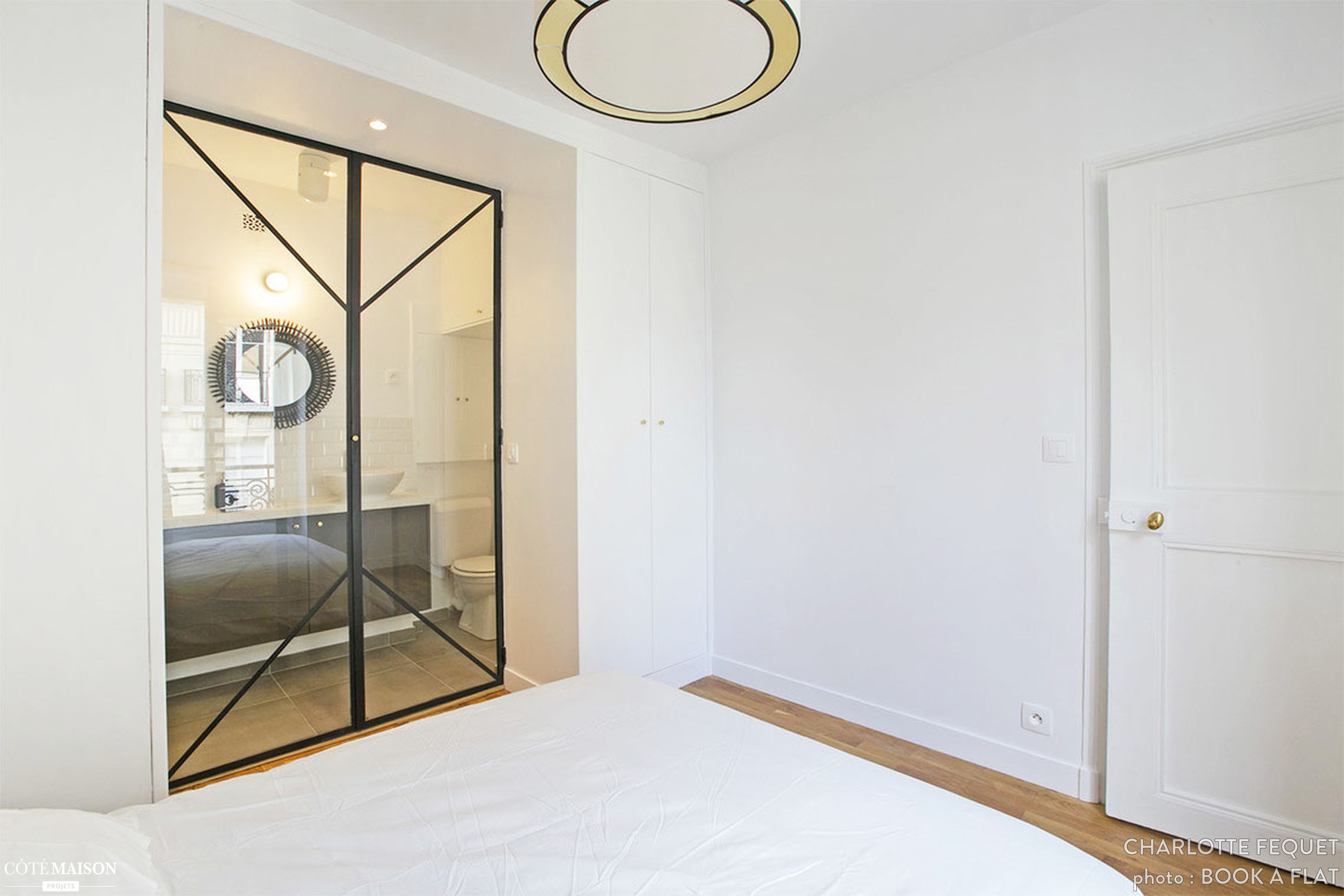Mooie slaapkamer geinspireerd door boetiekhotel uit Parijs