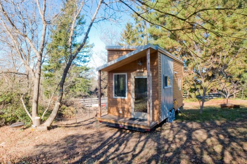 Mooie slaapkamer van een luxe caravan Mooie slaapkamer van een luxe caravan
