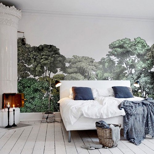 Muurdecoratie achter het bed Muurdecoratie achter het bed