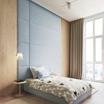 Nette kinderkamer in pastelblauw