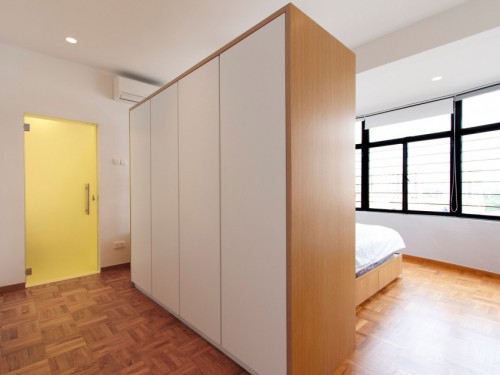 Open inloopkast en roomdevider Open inloopkast en roomdevider
