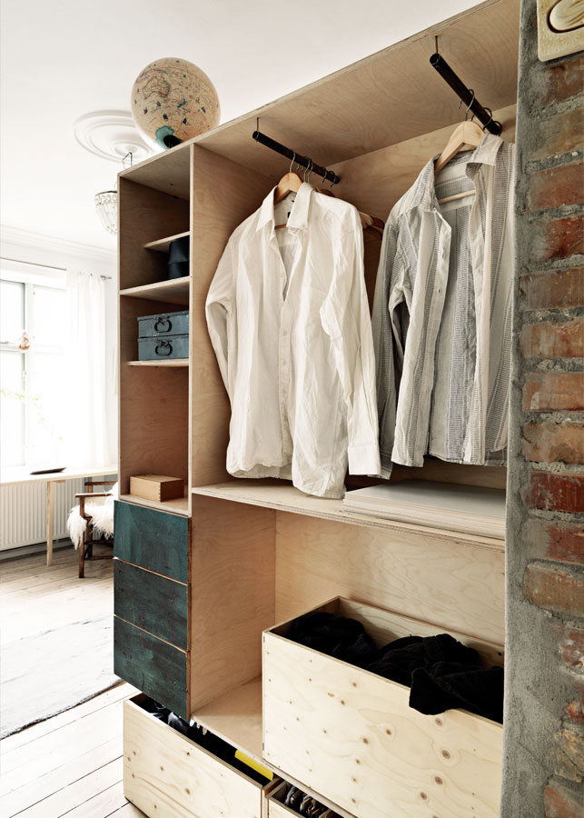 Bed- kledingkast combinatie – Slaapkamer ideeën