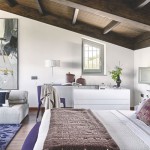 Open slaapkamer in éénkamerappartement