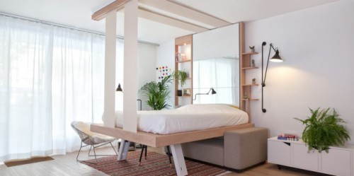 Perfecte bed voor klein wonen