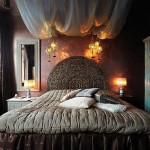 Romantische donkere slaapkamer uit Stockholm