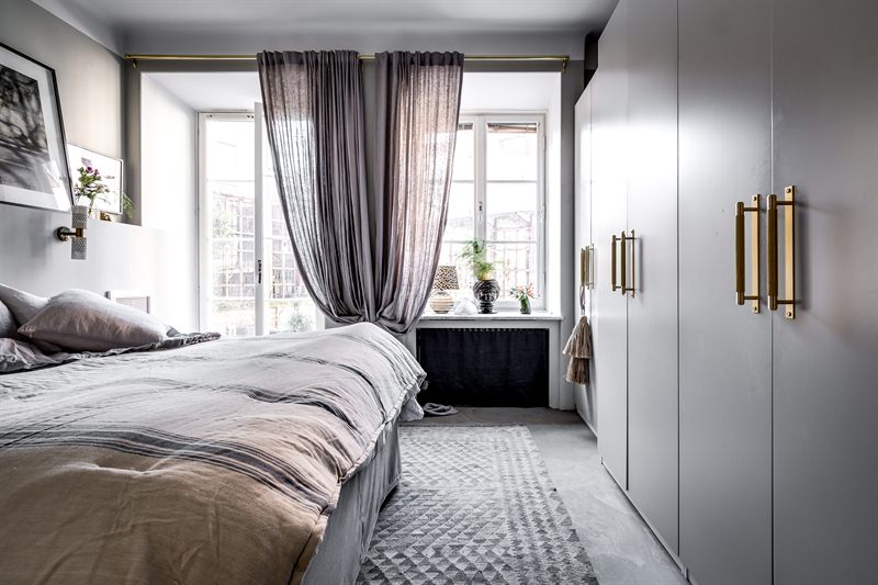 Scandinavisch chique slaapkamer