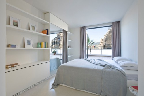 Scandinavische invloeden in een Spaanse slaapkamer Scandinavische invloeden in een Spaanse slaapkamer