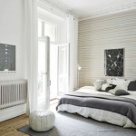 Scandinavische slaapkamer met authentieke details
