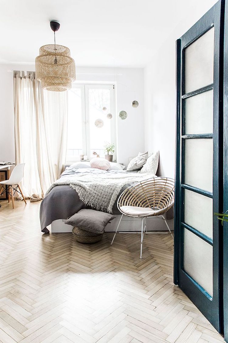 Scandinavische slaapkamer uit Polen Scandinavische slaapkamer uit Polen