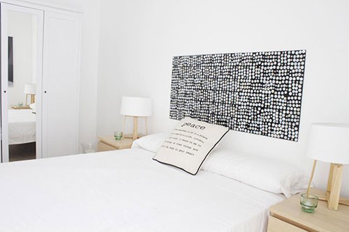 Serene witte slaapkamer uit Barcelona Serene witte slaapkamer uit Barcelona