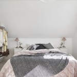 Simpel ingerichte, maar elegante slaapkamer