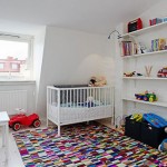Simpele Scandinavische babykamer