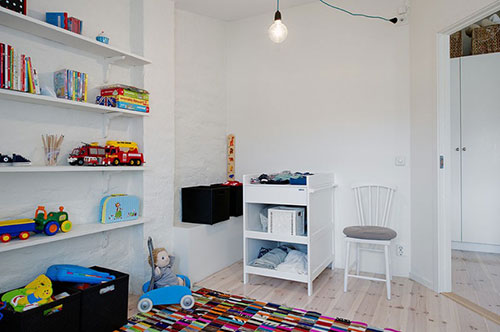Simpele Scandinavische babykamer Simpele Scandinavische babykamer