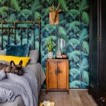 10x Slaapkamer met botanisch behang