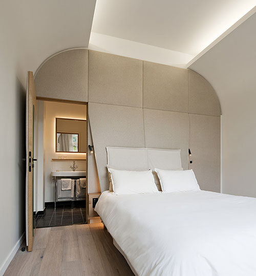 Slaapkamer van Fontevraud L'Hôtel
