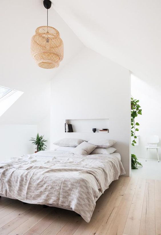 Slaapkamer houten vloer