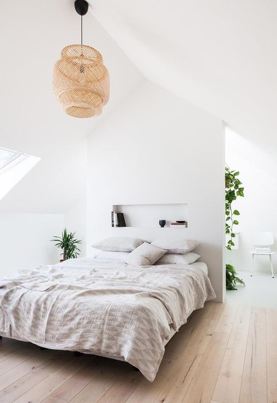 Slaapkamer houten vloer Slaapkamer houten vloer