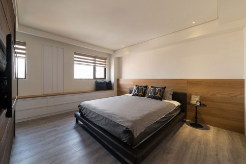 Slaapkamer met inloopkast door White Interior Design Slaapkamer met inloopkast door White Interior Design