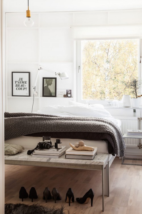 Slaapkamer van interieurstylist Pella Hedeby Slaapkamer van interieurstylist Pella Hedeby