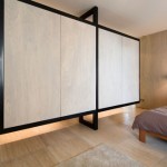 Slaapkamer met kledingkast scheidingswand combi