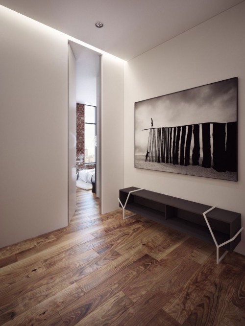 Slaapkamer met luxe loft penthouse Slaapkamer met luxe loft penthouse